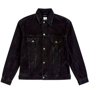 NWOT Ksubi Black Marbled Oh G Denim Jacket